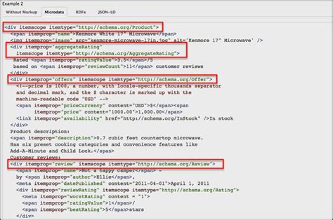 Review and download the markup example .